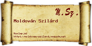 Moldován Szilárd névjegykártya